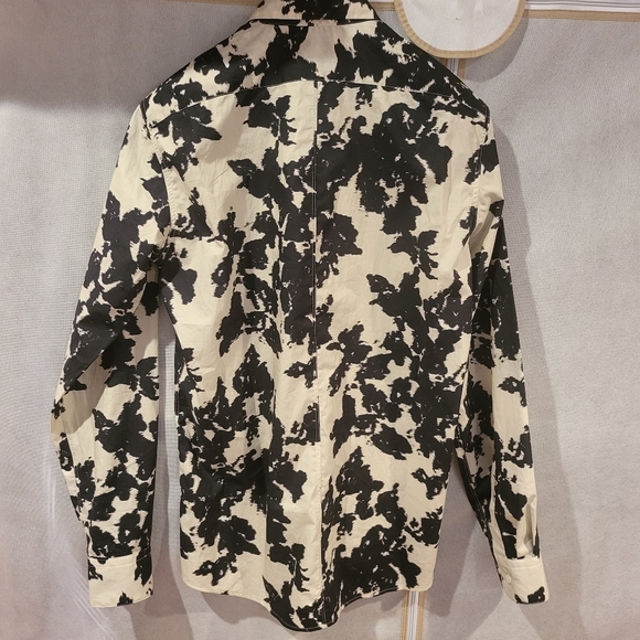 DRIES VAN NOTEN Curle Printed Long-Sleeve Shirt - Picture 6 of 8